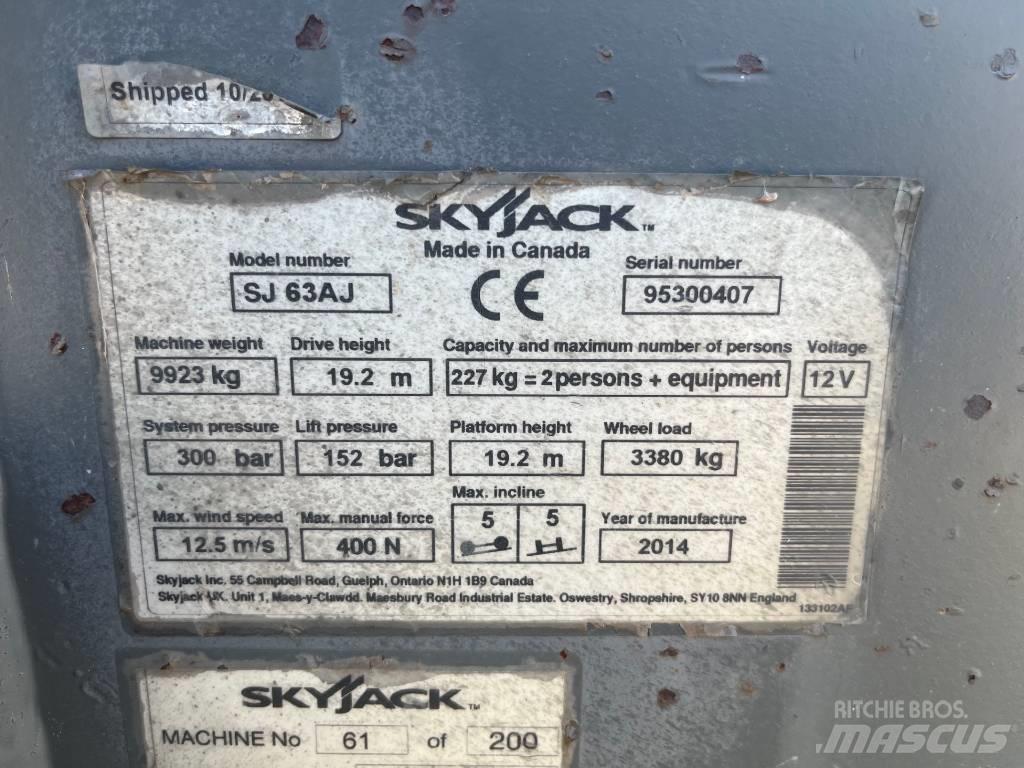 SkyJack SJ 63 AJ Gelenkteleskoparbeitsbühnen