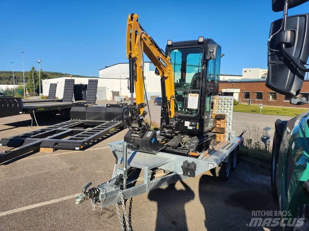 Sany 1.8 T Med Släp Minibagger < 7t