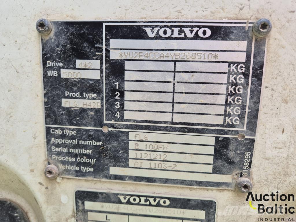 Volvo FL6 Pritschenwagen/Pritschenwagen mit Seitenklappe