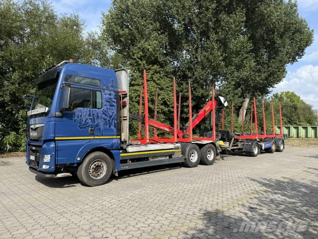 MAN TGX 33.500 Forsttransportfahrzeuge