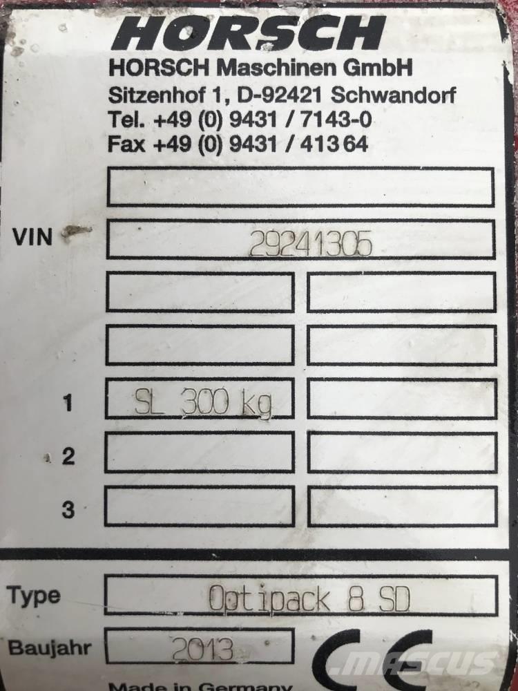 Horsch Optipack 8 SD Scheibeneggen