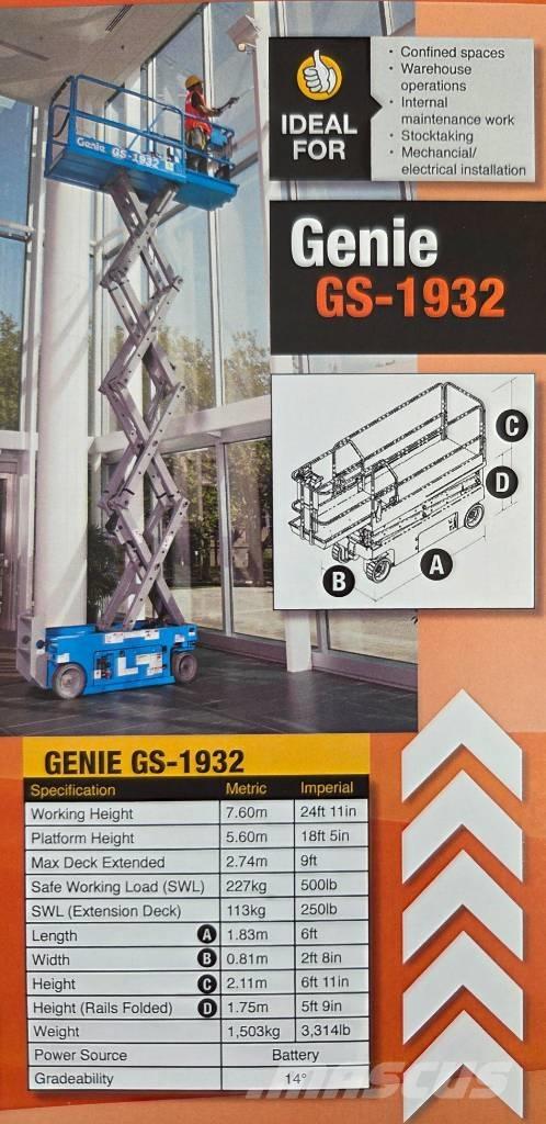 Genie GS 1932 Scheren-Arbeitsbühnen