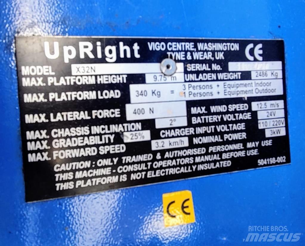 UpRight X32N Scheren-Arbeitsbühnen