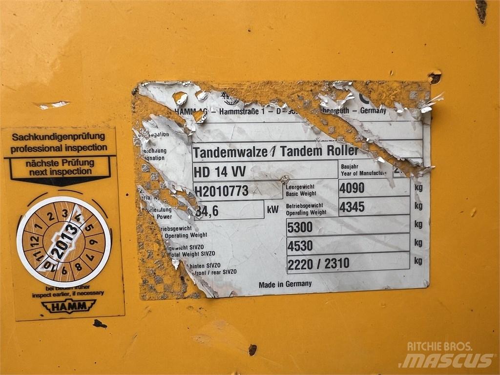 Hamm HD 14 VV Tandemwalzen