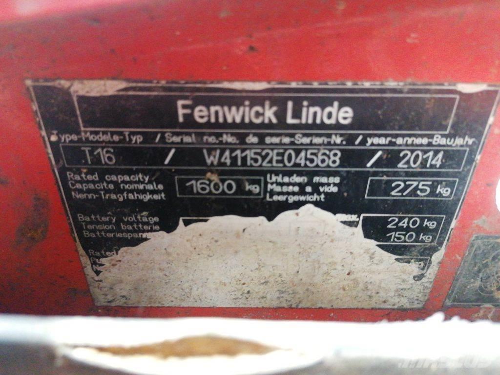 Linde T16 Niedergabelstapler