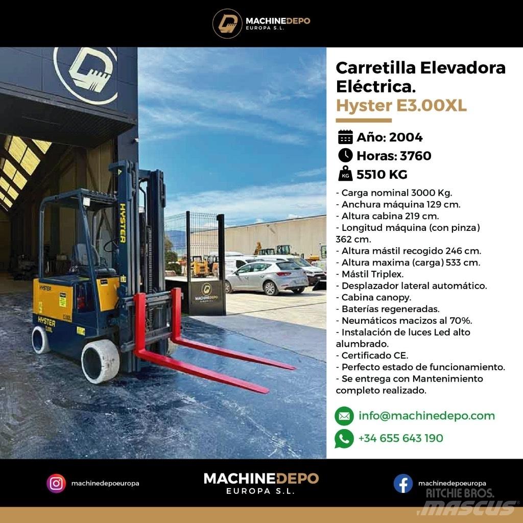 Hyster E3.00XL Elektrostapler