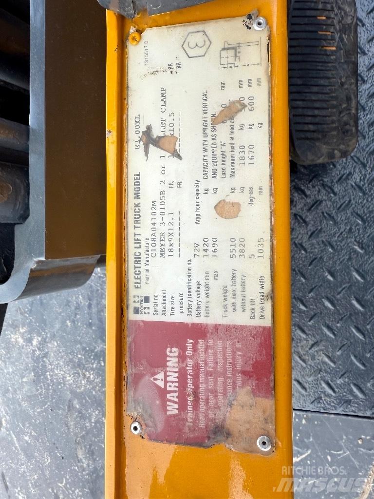 Hyster E3.00XL Elektrostapler