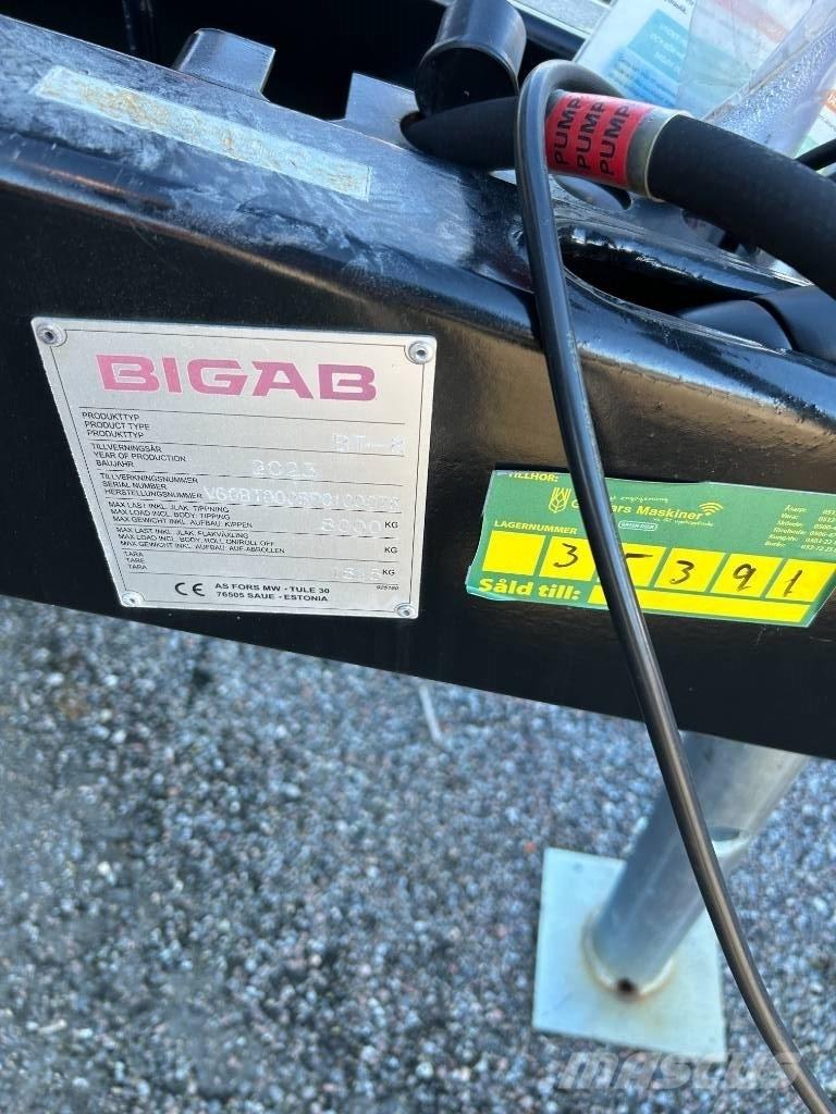 Bigab T8 DUMPERKÄRRA Weitere Anhänger