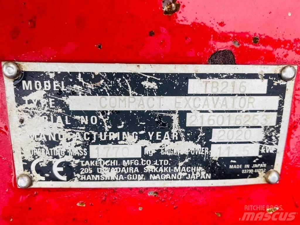 Takeuchi TB 216 Minibagger < 7t
