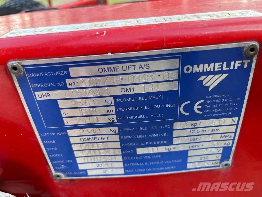 Omme 1700 EBXD Anhänger-Arbeitsbühnen