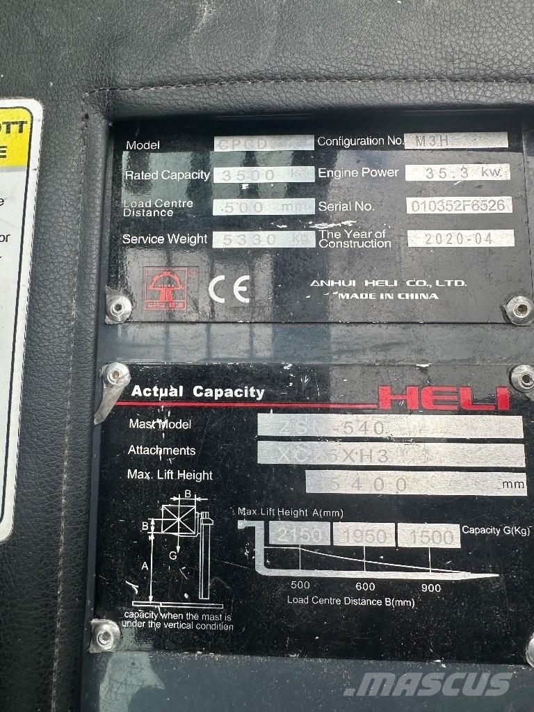 Heli CPCD 35 Dieselstapler