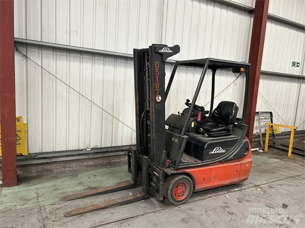 Linde E16C-02 Elektrostapler