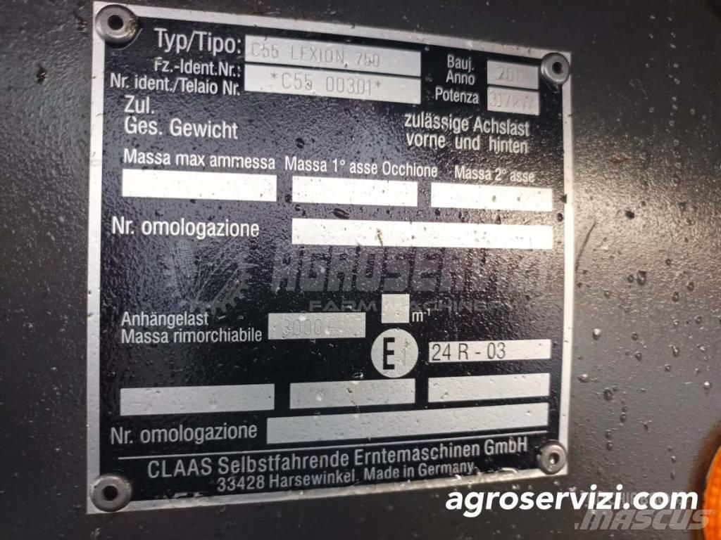 CLAAS Lexion 750 Mähdrescher