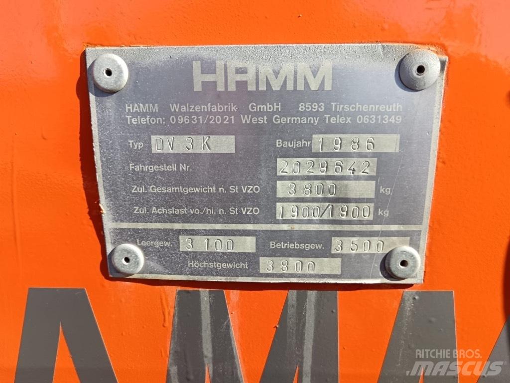 Hamm DV 3 K Tandemwalzen