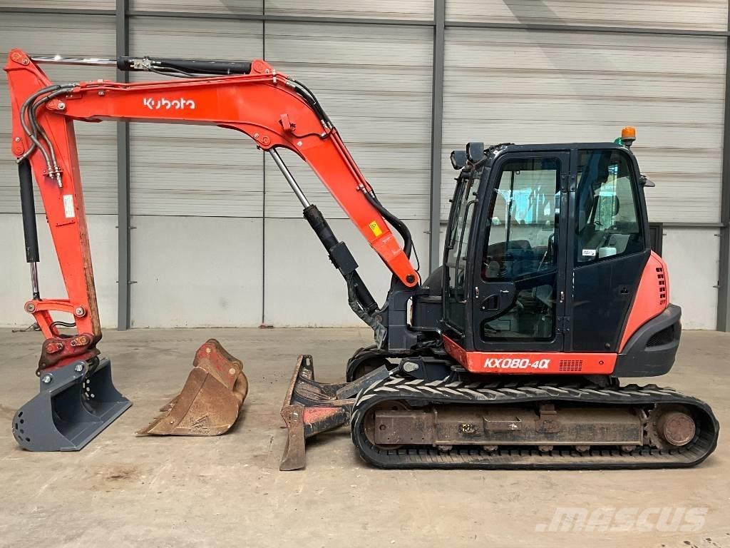 Kubota KX 080-4 A Midibagger  7t - 12t