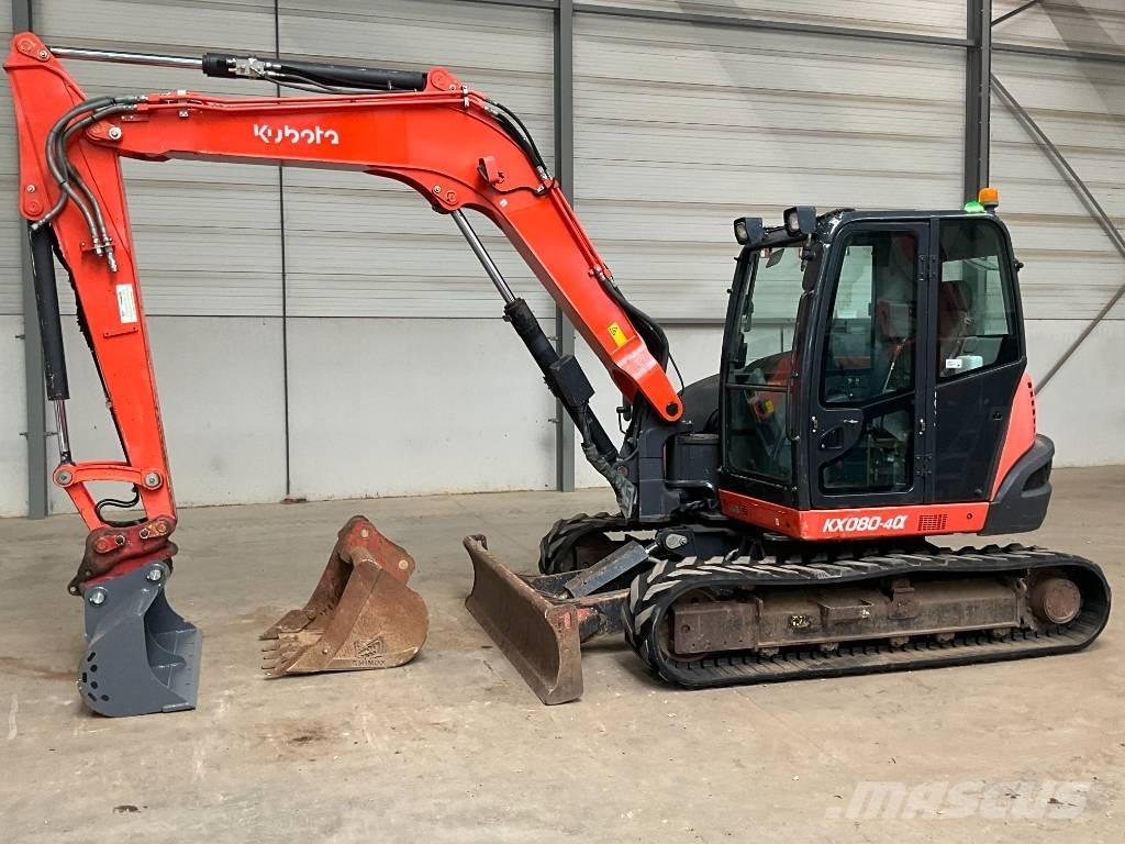 Kubota KX 080-4 A Midibagger  7t - 12t