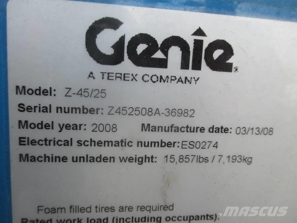 Genie Z 45/25 J DC Gelenkteleskoparbeitsbühnen