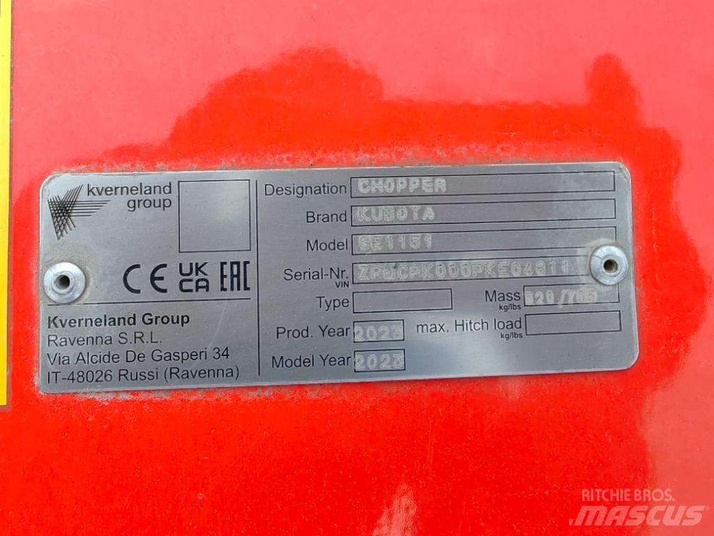 Kubota SE 1151UB Mulcher