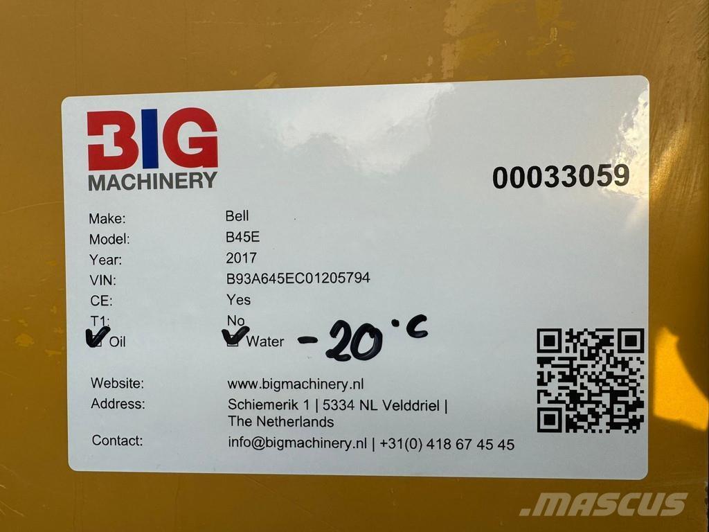 Bell B45E Dumper - Knickgelenk