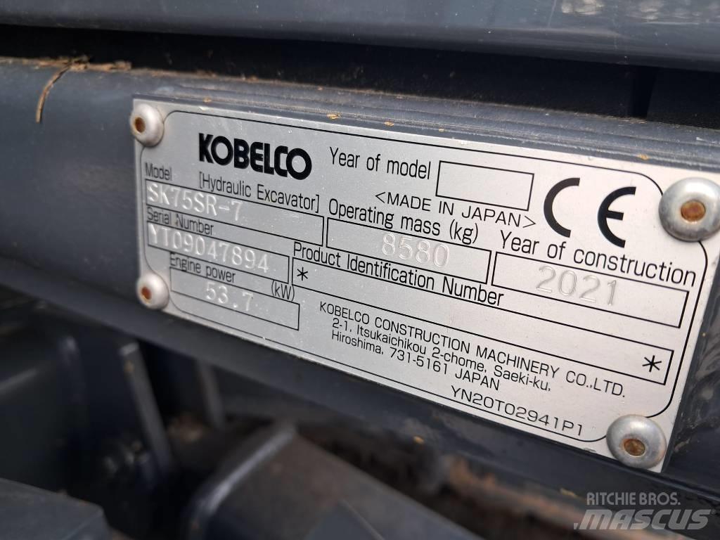 Kobelco SK75SR-7 Midibagger  7t - 12t