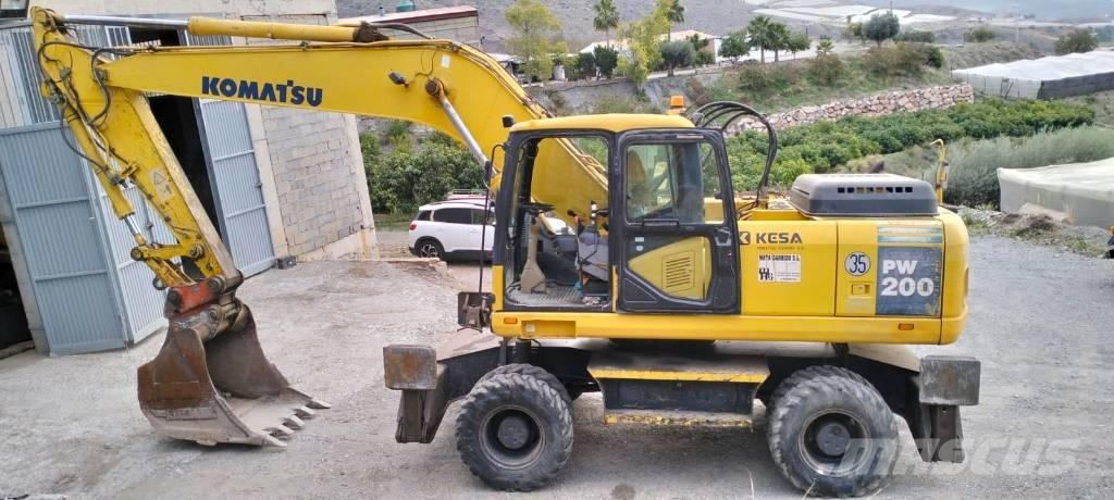 Komatsu PW 200-7 Mobilbagger