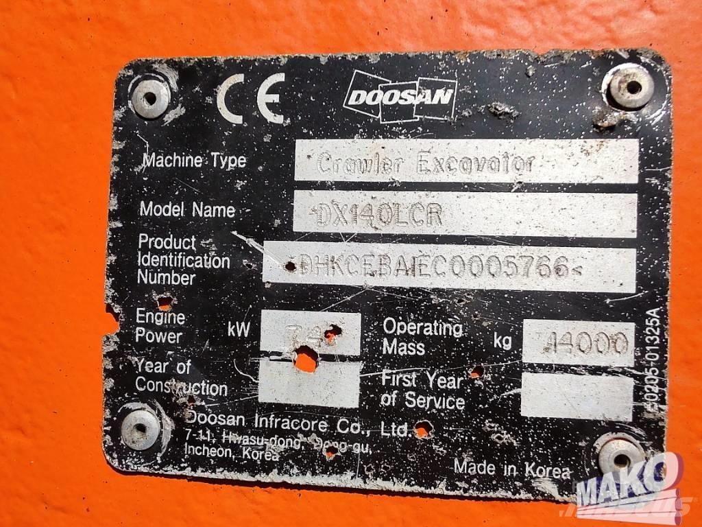 Doosan DX 140 LCR Raupenbagger