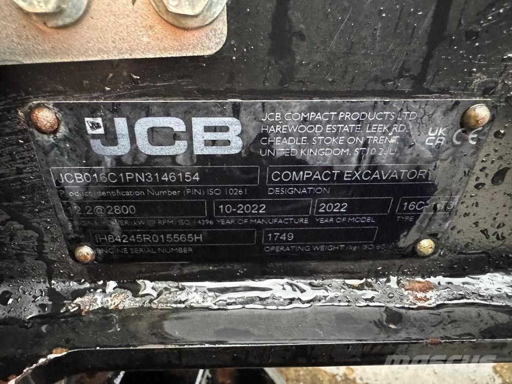 JCB 16C-1 Minibagger < 7t