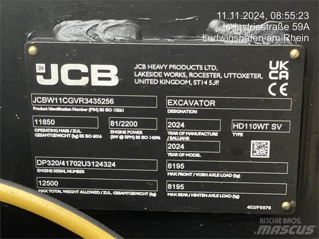 JCB HydraDig 110W Mobilbagger