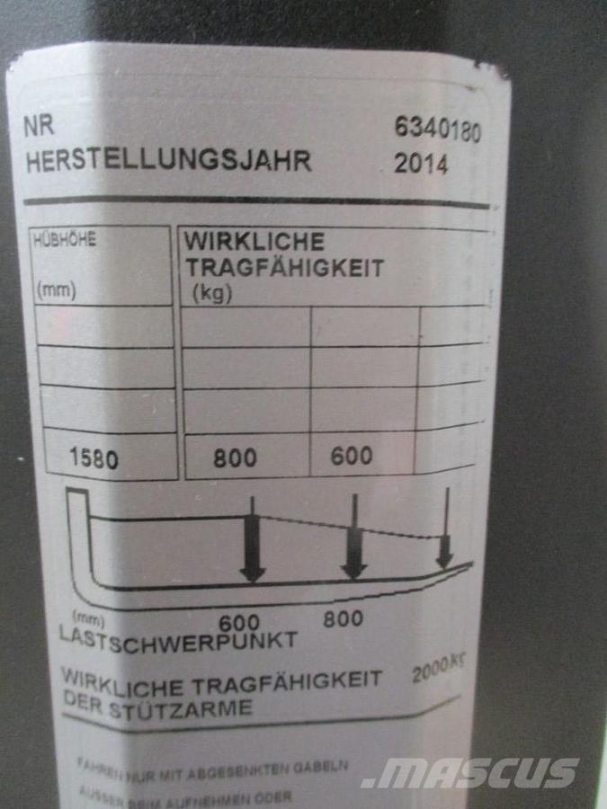BT SWE 080L Deichselstapler