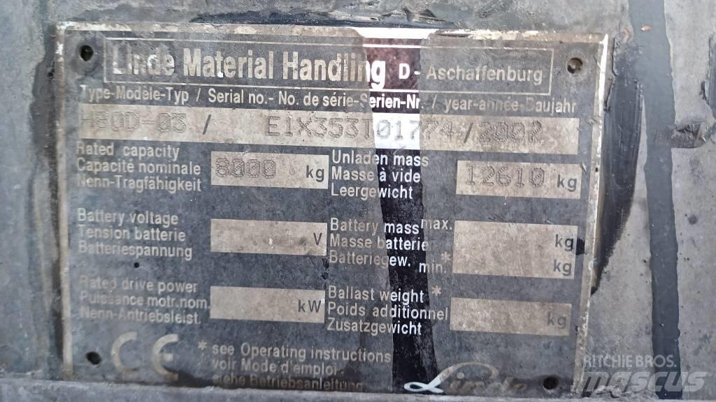 Linde H80D-03 Dieselstapler