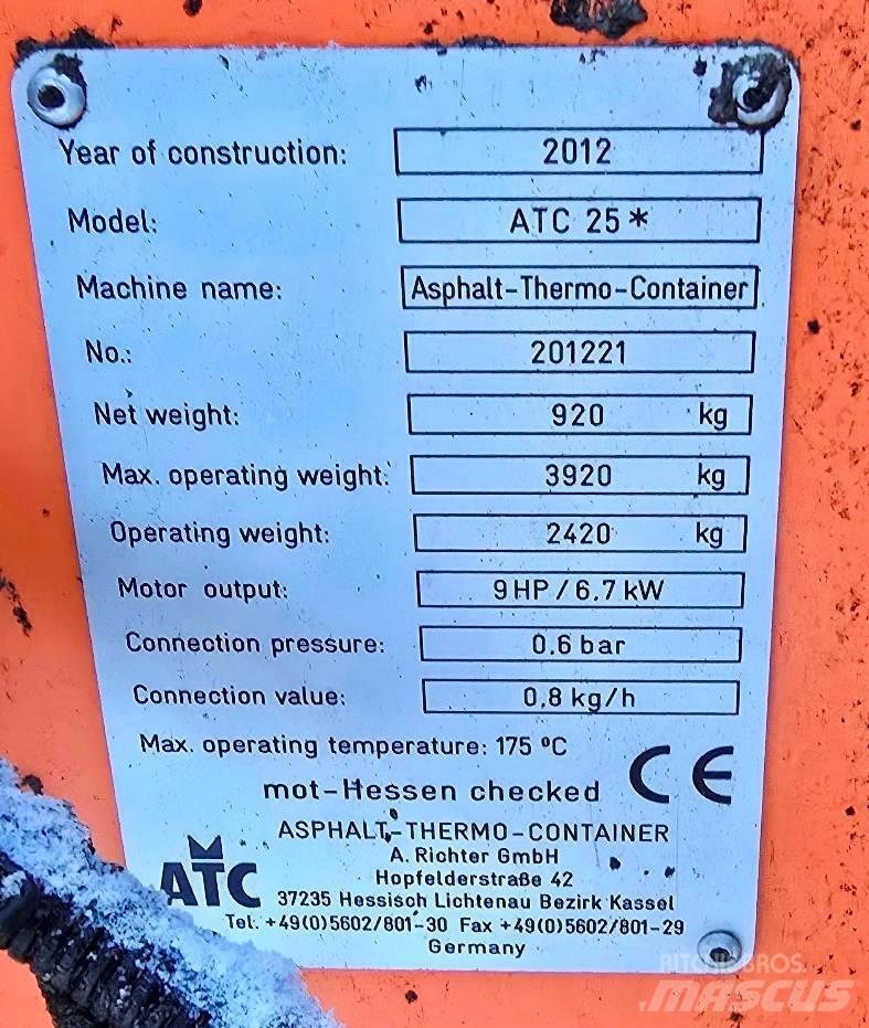 ATC 25 Heiss-Asphalt Container