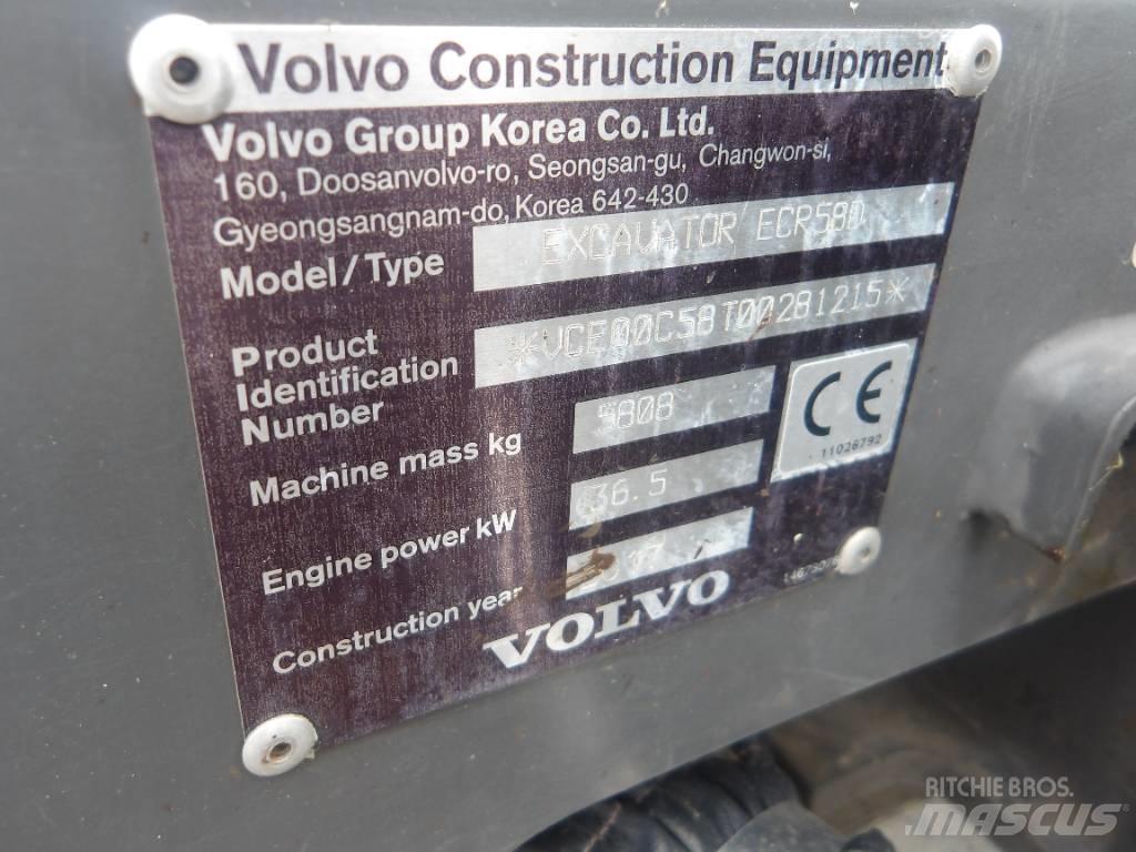 Volvo ECR 58 D Minibagger < 7t