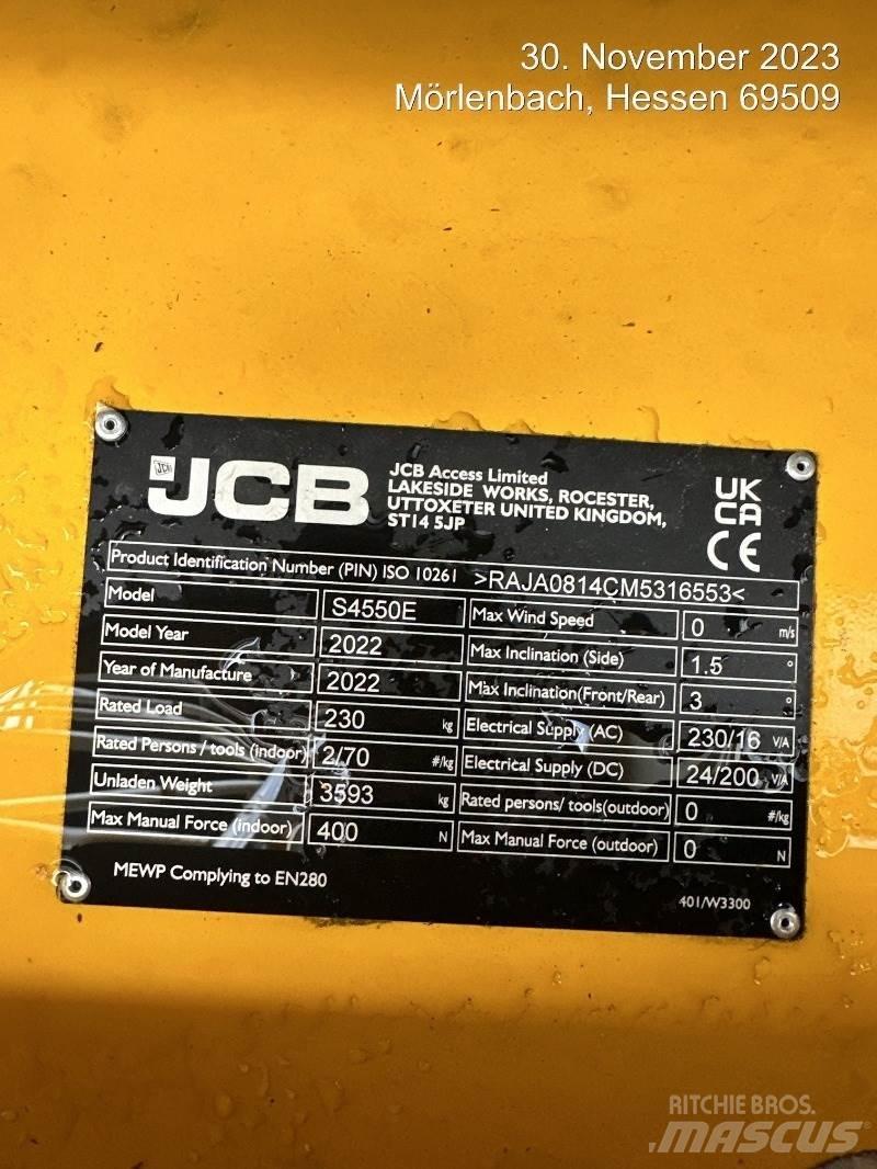 JCB S4550E Scheren-Arbeitsbühnen