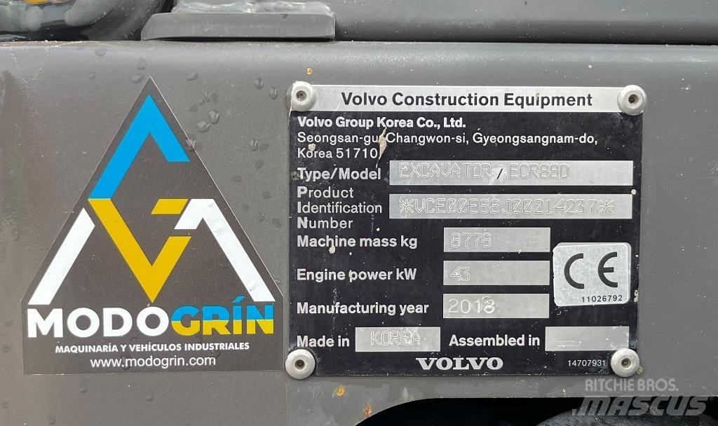 Volvo ECR 88 Minibagger < 7t
