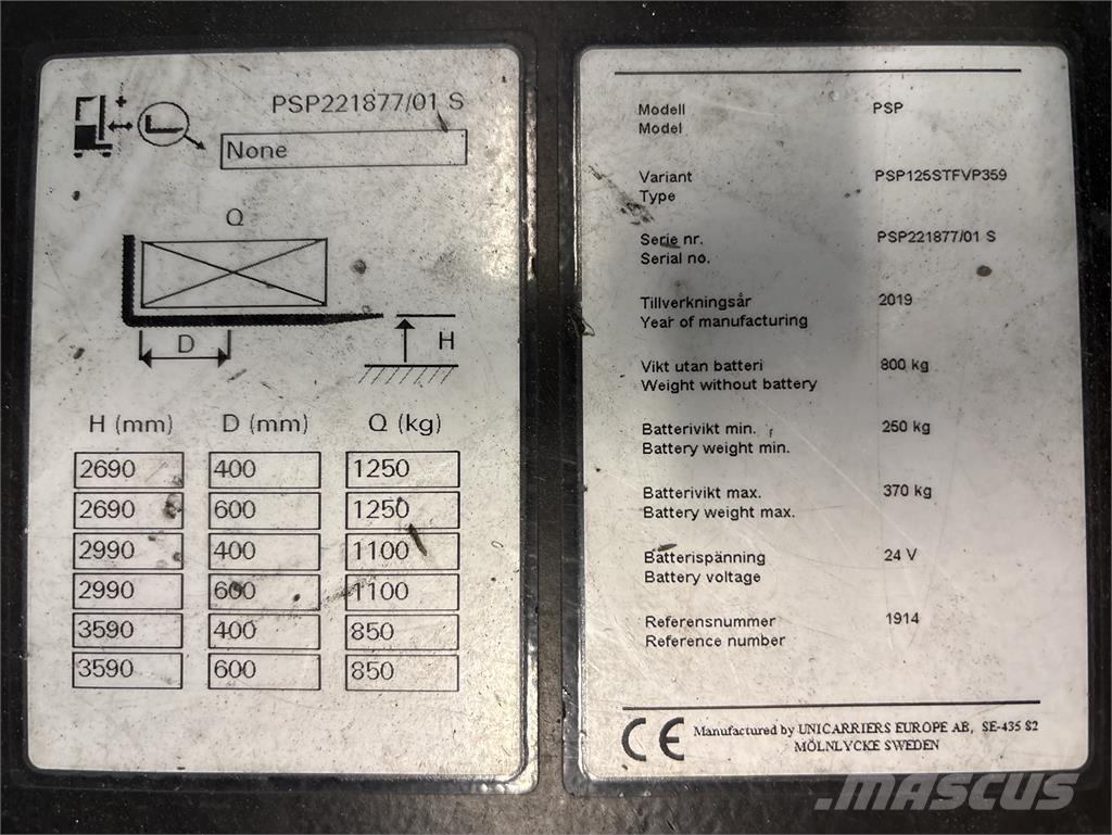 Atlet PSP125 Selbstfahrstapler