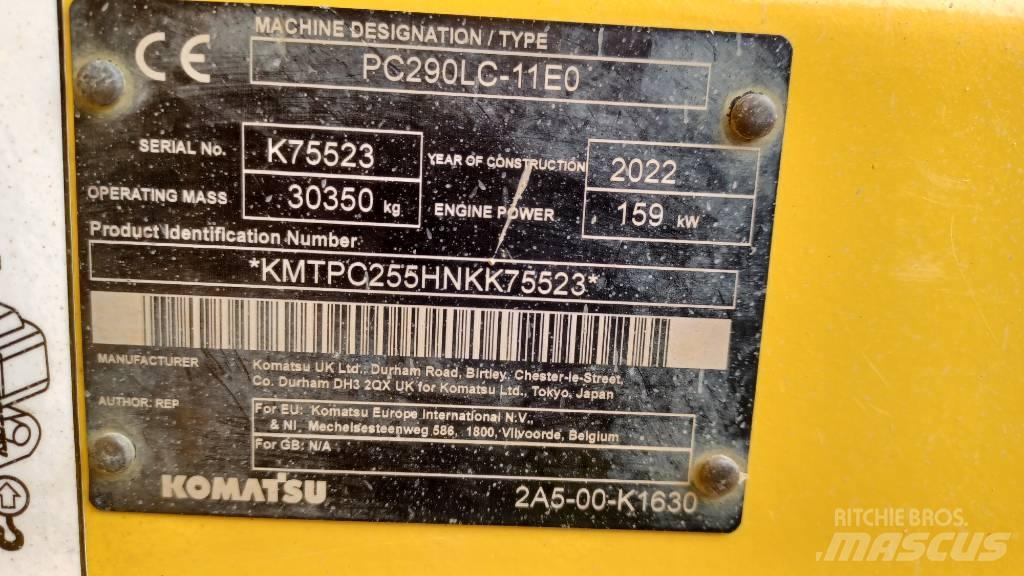 Komatsu PC 290 LC-11 Raupenbagger