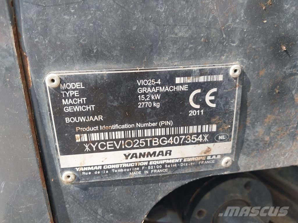 Yanmar Vio 25-4 Minibagger < 7t