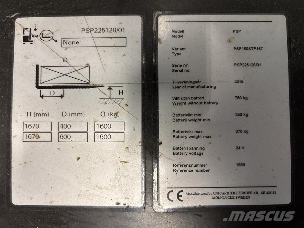 Atlet PSP160 Selbstfahrstapler