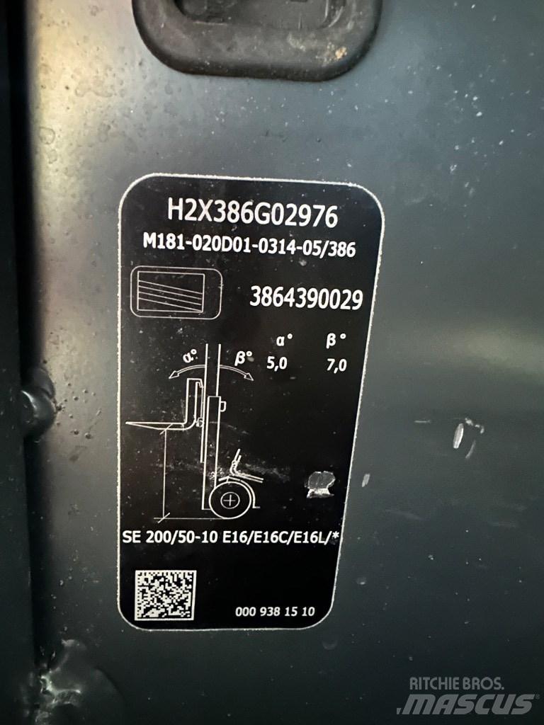 Linde E20L-02 Elektrostapler