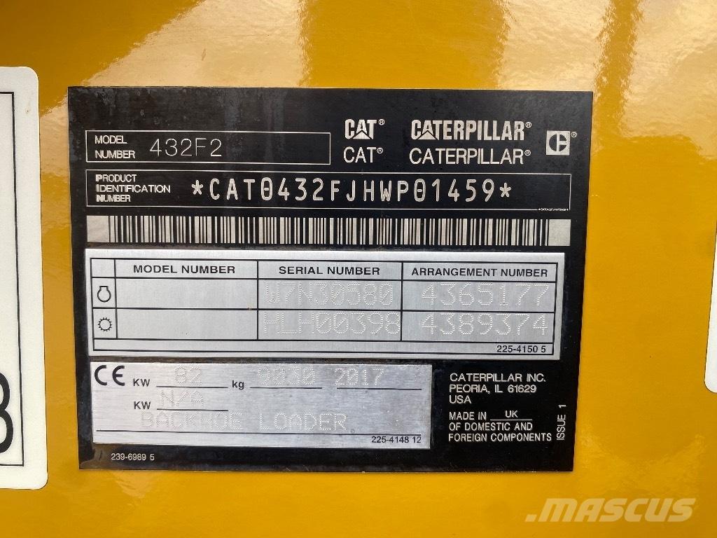 CAT 432 F Baggerlader