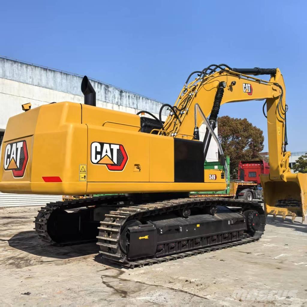 CAT 349D2L Materialumschlag