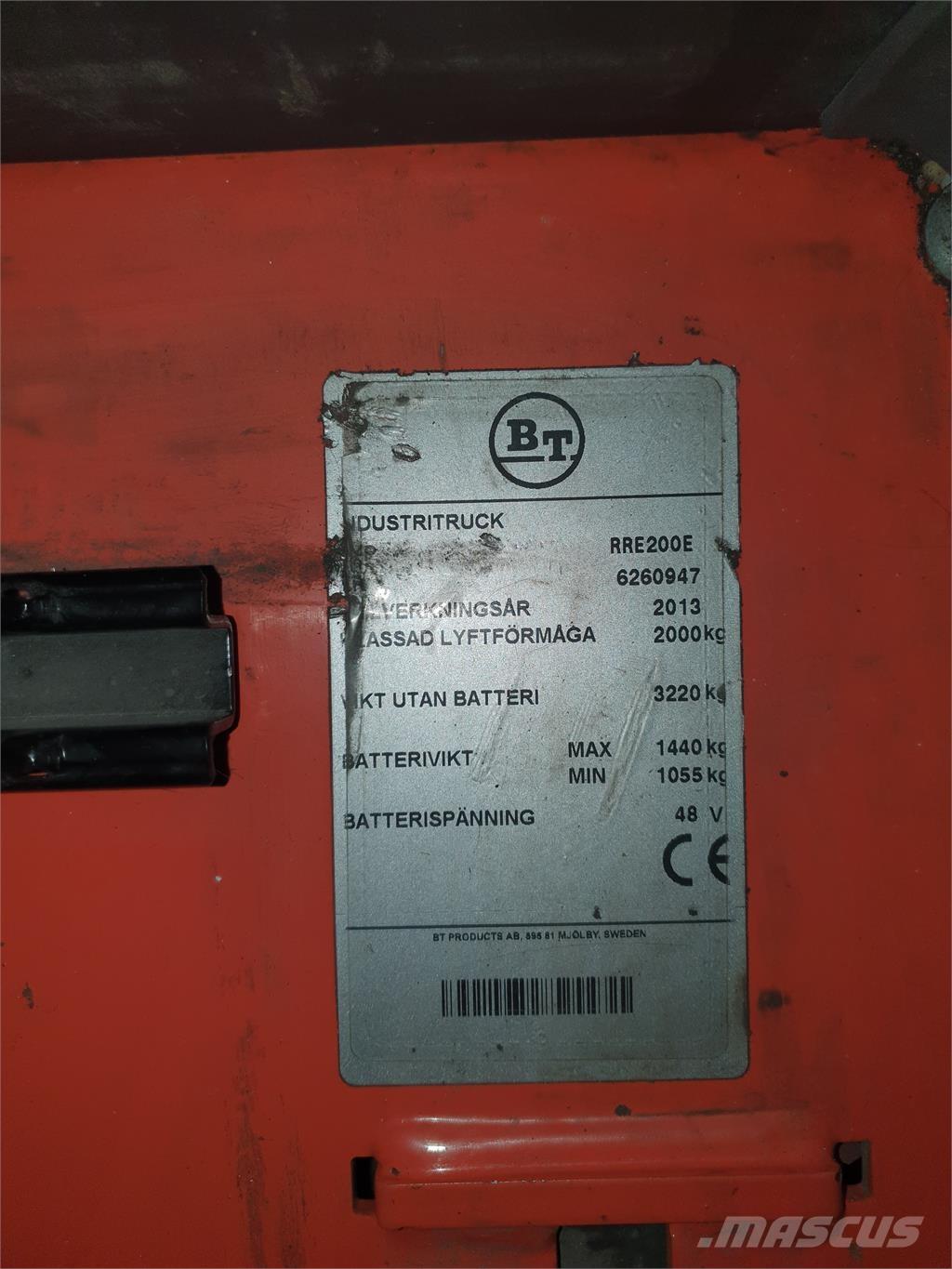 BT RRE200E Schubmaststapler