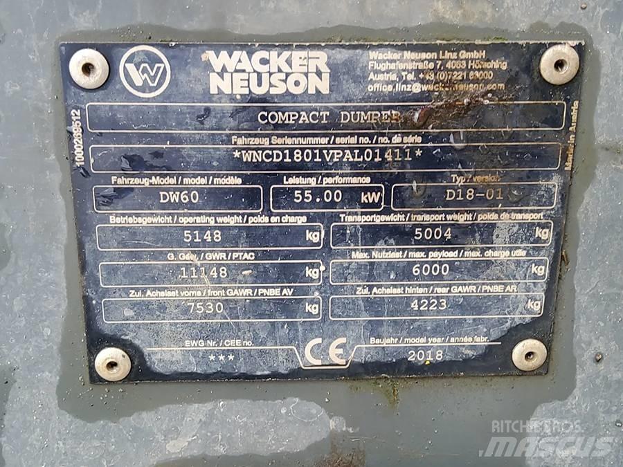Wacker Neuson DW 60 Minidumper