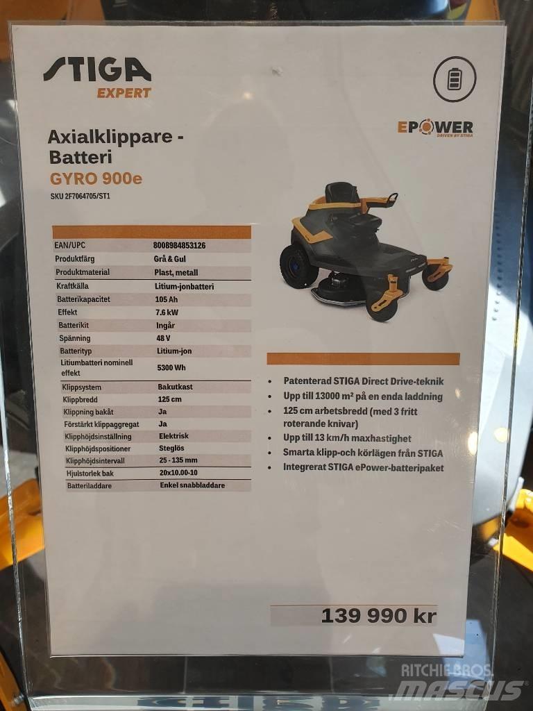 Stiga GYRO 900E DEMO Reitermäher