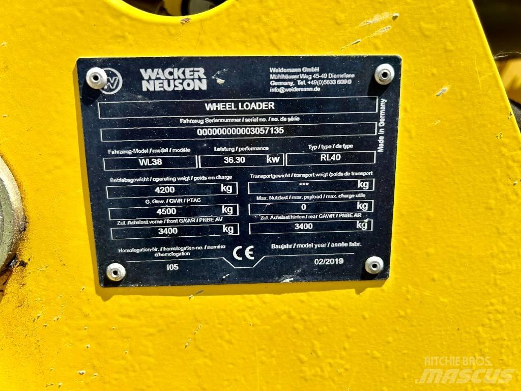 Wacker WL 38 Radlader