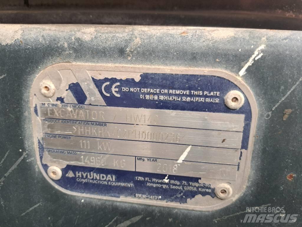 Hyundai HW140 Mobilbagger