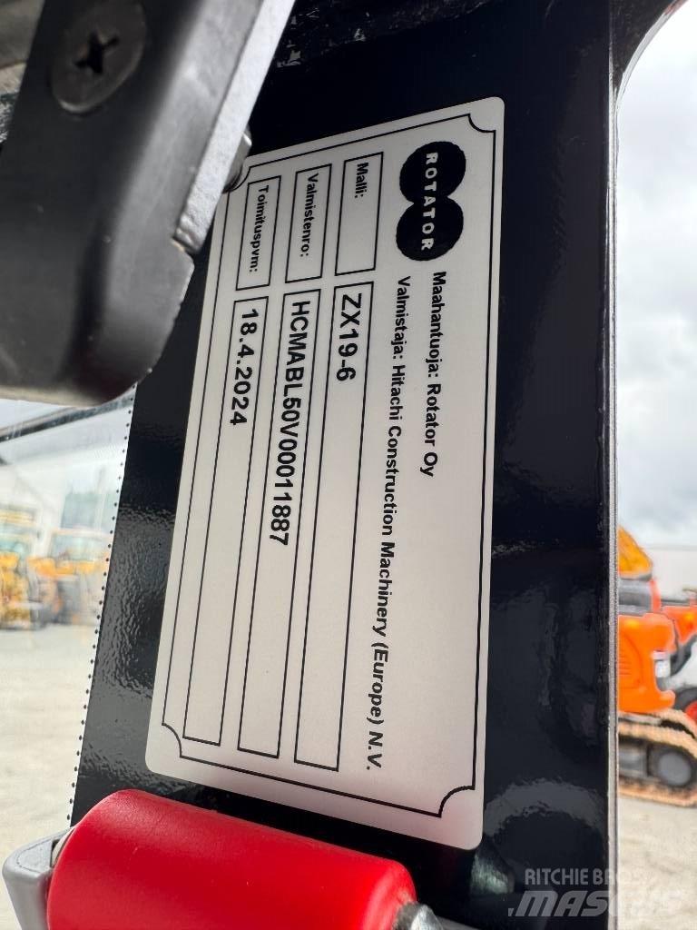 Hitachi ZX 19-6 CR Minibagger < 7t