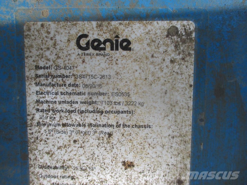 Genie GS 4047 Scheren-Arbeitsbühnen