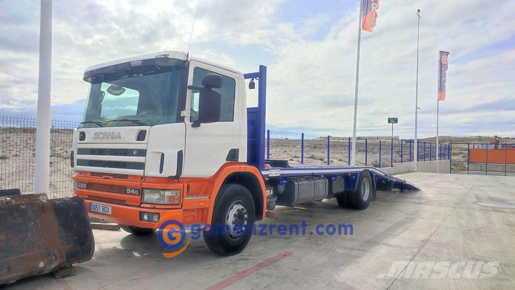 Scania P 220 Pritschenwagen/Pritschenwagen mit Seitenklappe