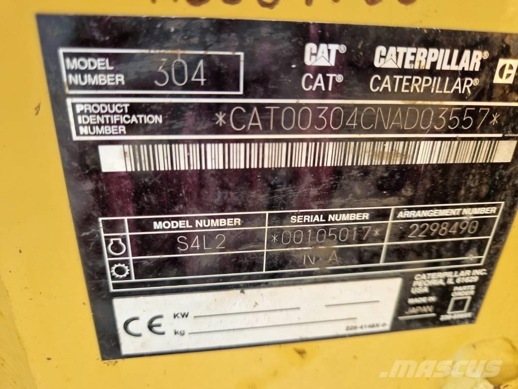 CAT 304 CR Minibagger < 7t
